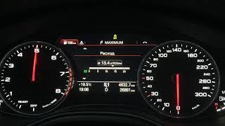 Audi A6 C7 2.0 tfsi 249hp stage 1 0-100 5.0сек