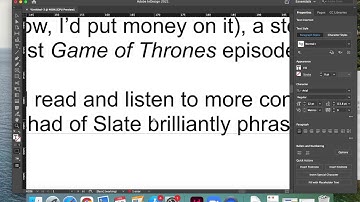 Colour and Grouping objects INDesign 2021