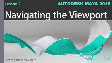 Maya 2018 - Navigating the Viewport - Getting Started Lesson 2