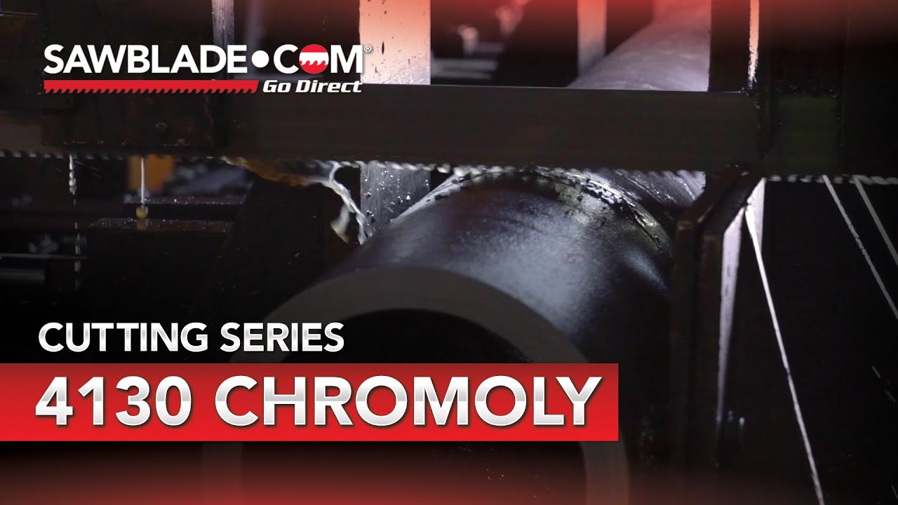 Cutting 4130 Chromoly Steel at Houston Metal Sawing YouTube