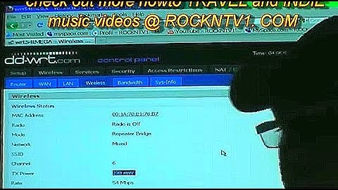 LINKSYS WRT54G-TM dd-wrt OVERCLOCK WIFI Power Increase MOD