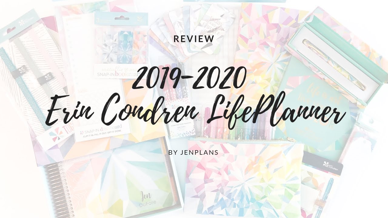 REVIEW |  2019-2020 Erin Condren LifePlanner & Accessories