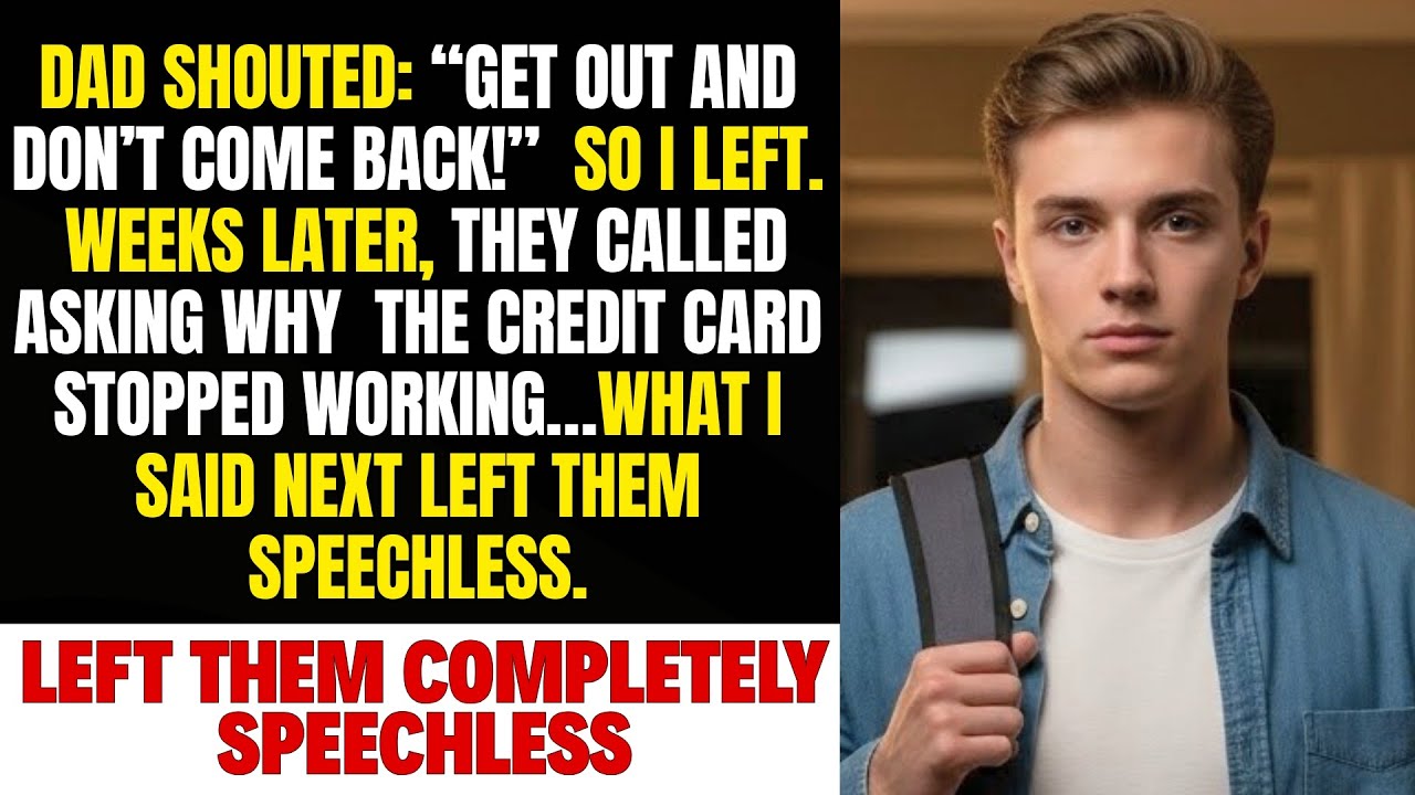 MY FATHER KICKED ME OUT — HE FORGOT I PAID FOR EVERYTHING — REGRET CAME TOO LATE