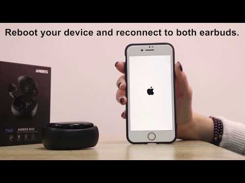 The R earbud cuts out often, what should I do? The tutorial of ANBES D42 Bluetooth headphones @anbes3425