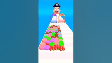 Stacky Ice Cream Runner🍧new update level 🍦#gameplay #games #funny #squid game#shorts