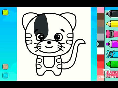 Bimi Boo Baby Einstein Stella the Black and Orange Cat Coloring - YouTube