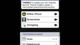 Iphone/ iPod  lockscreen android pattern