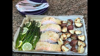 Sheet Pan Salmon Dinner