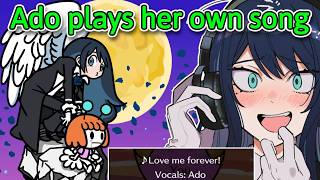 Ado Panicking Adorably When Playing Her Own Song For the First Time in Rhythm Heaven