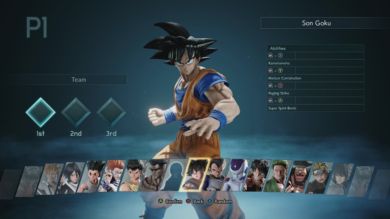 Jump Force - All Beta Characters [1080p HD]