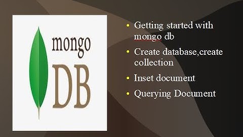 Getting started with Mongo|Mongodb Tutorial|Create database,create collection