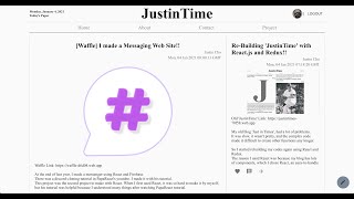 Coding Time Lapse ⏱ | building my own blog | React.js, Redux