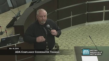 ADA Compliance Coordinator Training