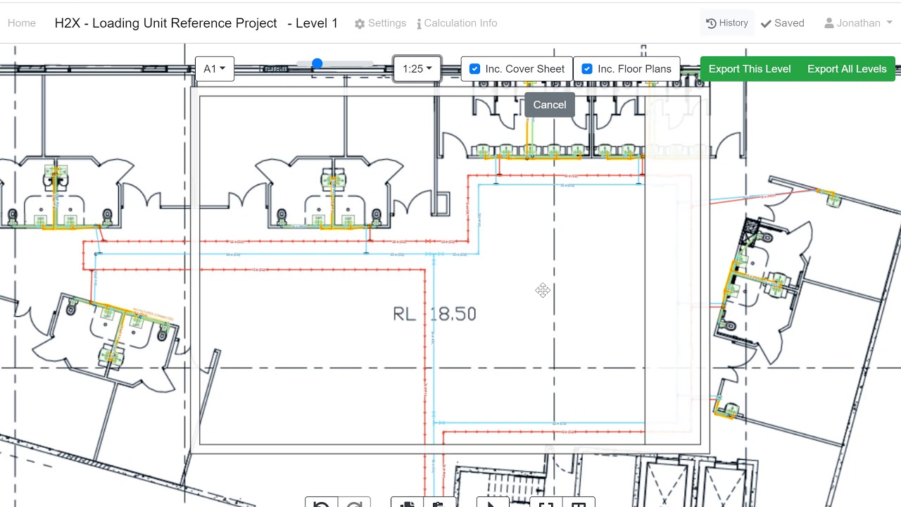 H2X Engineering - How to export a PDF of the results