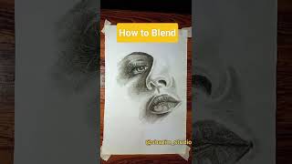 How to Blend Charcoal Pencil ✏️