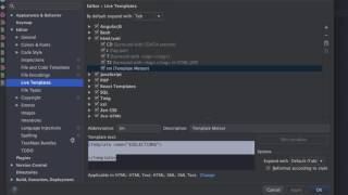 Live template in PhpStorm for meteor.js