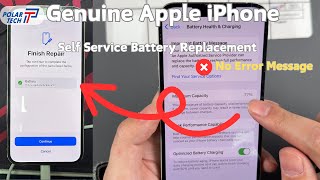 Replace iPhone 13 Pro Battery with Genuine Apple Part: Fix Battery Health & Error Messages