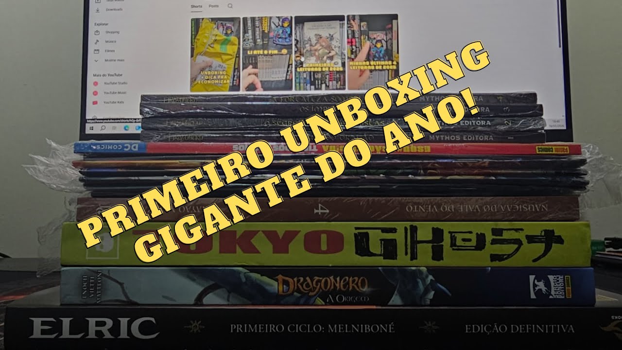 PRIMEIRO UNBOXING GIGANTE DO ANO! 