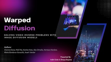 Warped Diffusion: Solving Video Inverse Problems with Image Diffusion Models