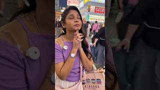 Sara பயந்துட்டா‼️எதுக்கு சாமி வேண்டுறா⁉️DotonBori Japan Night Life🤩 #beautytips #makeup #shorts