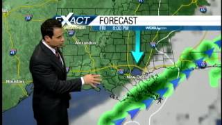 A few lingering showers then clearing skies