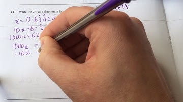 Maths GCSE Higher Paper 1 Q14 Recurring decimal