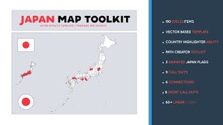 Japan Map Toolkit After Effects Template Videohive 29487843