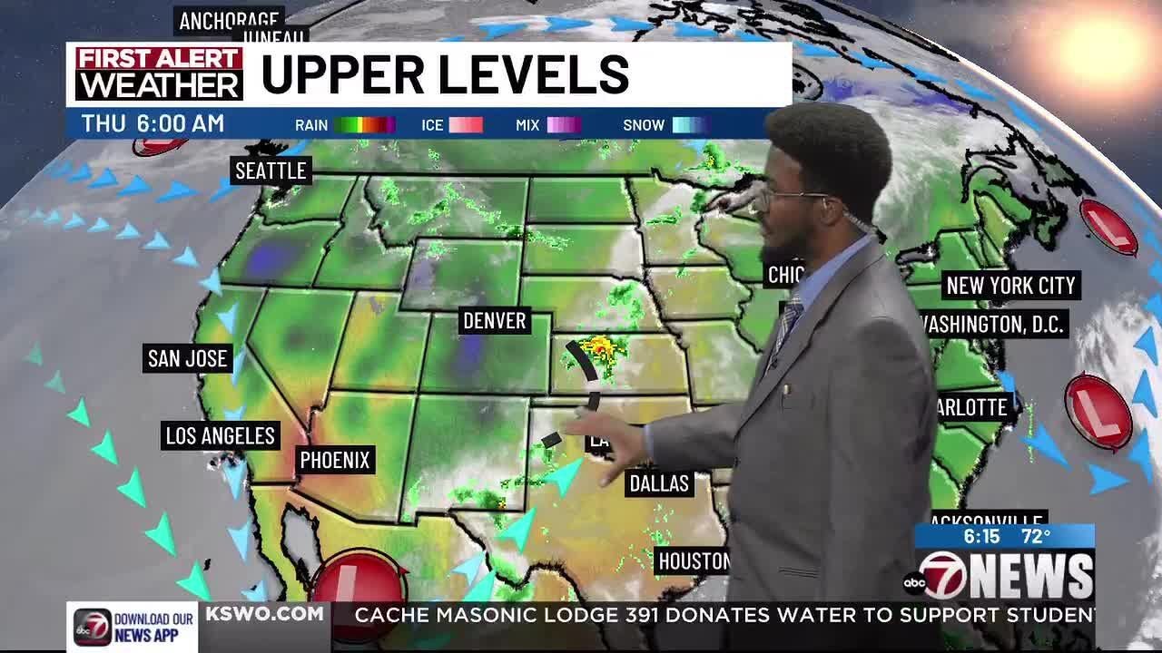 Partly cloudy to mostly sunny skies with very warm temps today; rain ...