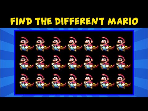 Find the Different Mario World Character!