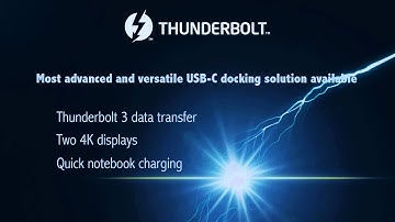 Thunderbolt™ 3 | Single-Cable Docking