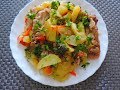 Запекаю Курицу с Овощами в рукаве.  Вкусное и полезное блюдо.