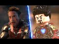 LEGO Avengers Endgame Final Battle Captain Marvel VS Thanos Side by Side Comparison