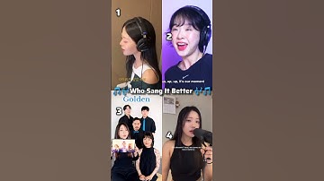 Thumbnail of kpop Demon Hunter _ Golden (Cover)🌟❤️//Who sang it better comment #kpopdemonhunters #songcover