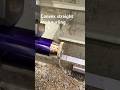 Making a convex straight knurl #machinist #machining #machineshop #machinisttools #machinistlife