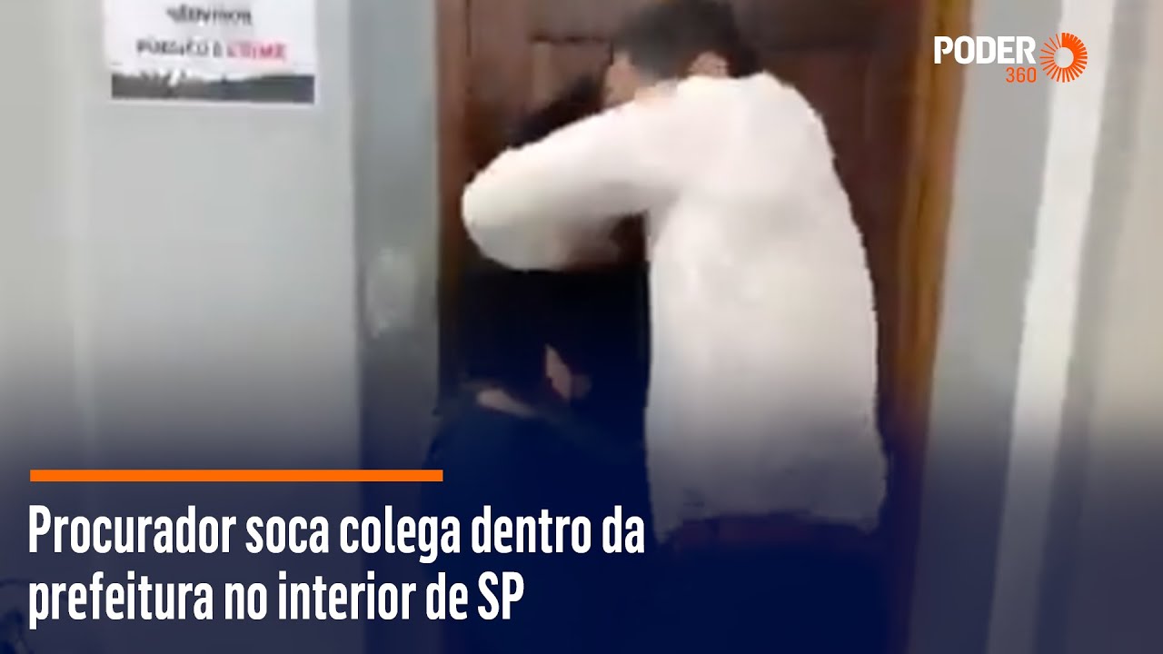 Procurador soca colega dentro da prefeitura no interior de SP