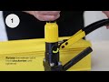 Warren  brown hydraulic slotting tool instruction guide