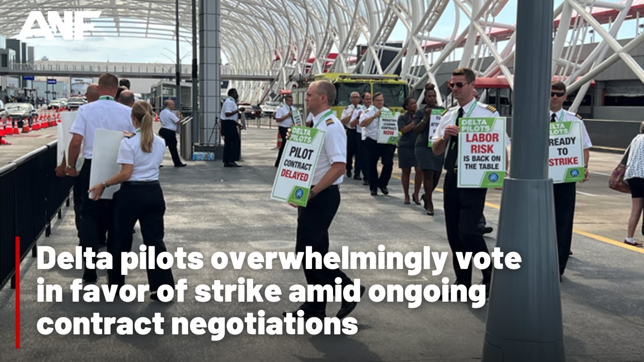 Read more about the article Delta pilots overwhelmingly vote in favor of strike amid ongoing contract negotiations – Atlanta News First