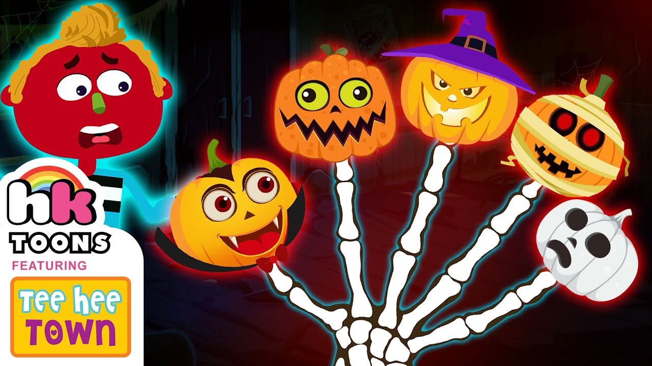 Pumpkin Finger Family Halloween Spooky Songs Hooplakidz Toons YouTube
