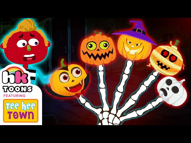 Pumpkin Finger Family | Halloween Spooky Songs | Hooplakidz Toons class=