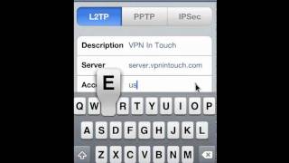 Available on appstore:
http://itunes.apple.com/us/app/vpn-in-touch/id464241430?mt=8 you will
learn how to setup vpn ipad, iphone or ipod touch with l2tp o...