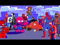 Spiderman meets multiple spidermens spiderman across the spiderverse animation