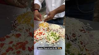 Regular Pizza At Just Rs 50/ - 😳🔥|| Indian Street Food Resimi