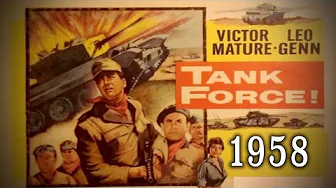 "Tank Force" (1958) - Victor Mature's WW2 Movie in North Africa - with Tanks!