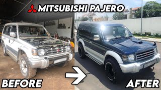 Mitsubishi Pajero Flat roof conversion (සිංහල) Part 2