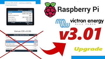 Victron VenusOS UPGRADE v3.01 | Raspberry Pi | Easy update because of SetupHelper help!
