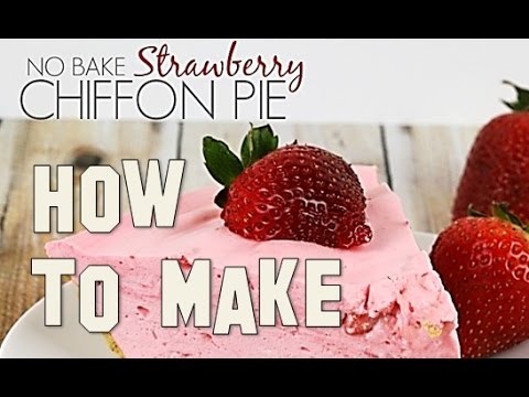 VOTW - Vehicles of Cooking - Strawberry Chiffon Pie