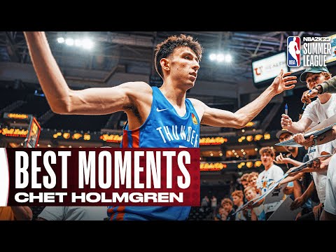 No.2 Pick Chet Holmgren's Best Plays Of The #NBA2k23SummerLeague