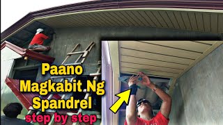 Paano MagKabit Ng Spandrel Step By Step || Ano Ang mga Materyales Na Kailangan