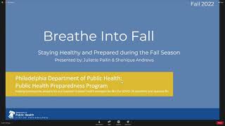 Breathe into Fall - Respiratory Health Webinar October 25thm 2022 - SPANISH Translation