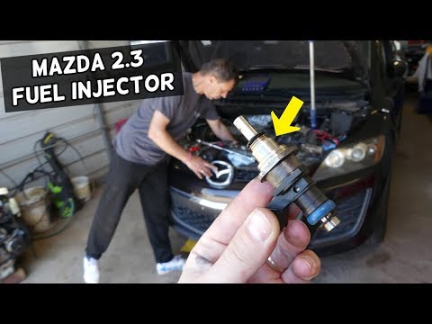 fuel-injector-fuel-rail-replacement-removal-mazda-cx-7-mazdaspeed-3-6-2-3-cx7-2.3